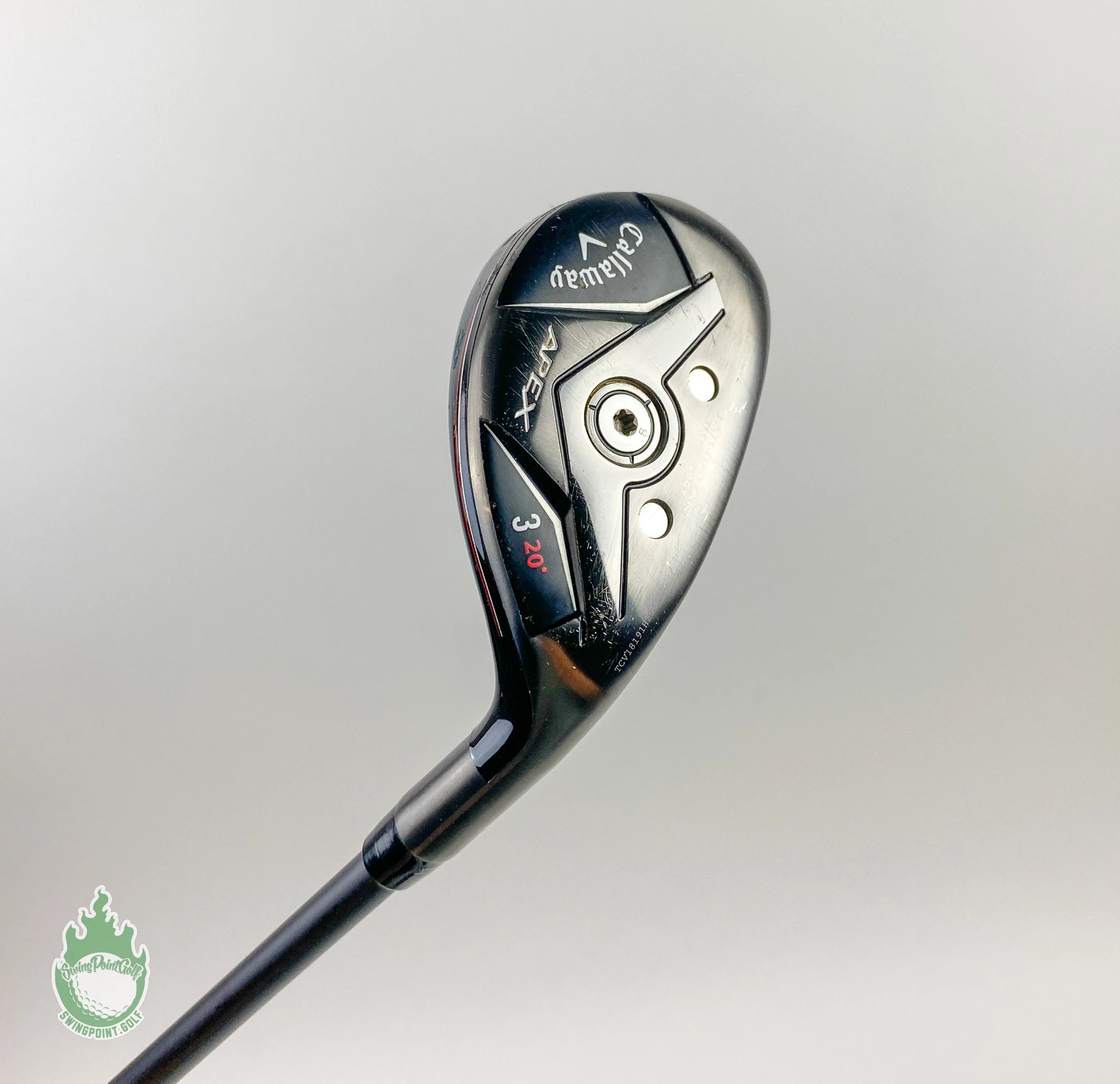 Used RH Callaway APEX ’19 3 Hybrid 20* KBS 80g Stiff Flex Graphite Golf Club