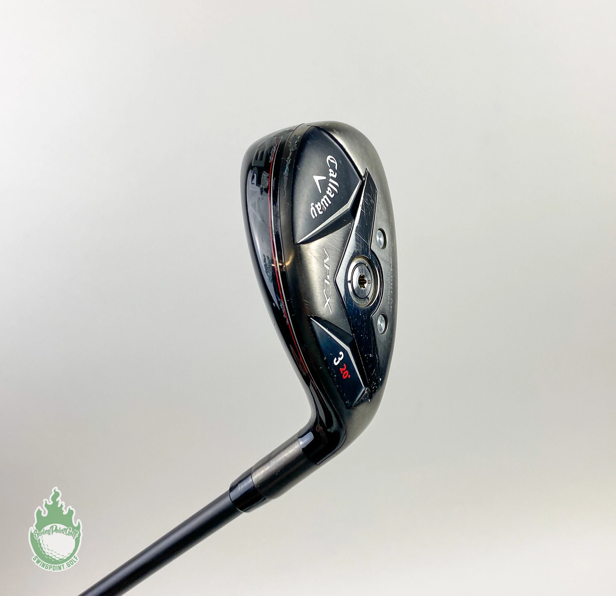 Used RH Callaway APEX ’19 3 Hybrid 20* KBS 80g Stiff Flex Graphite Golf Club - Image 3