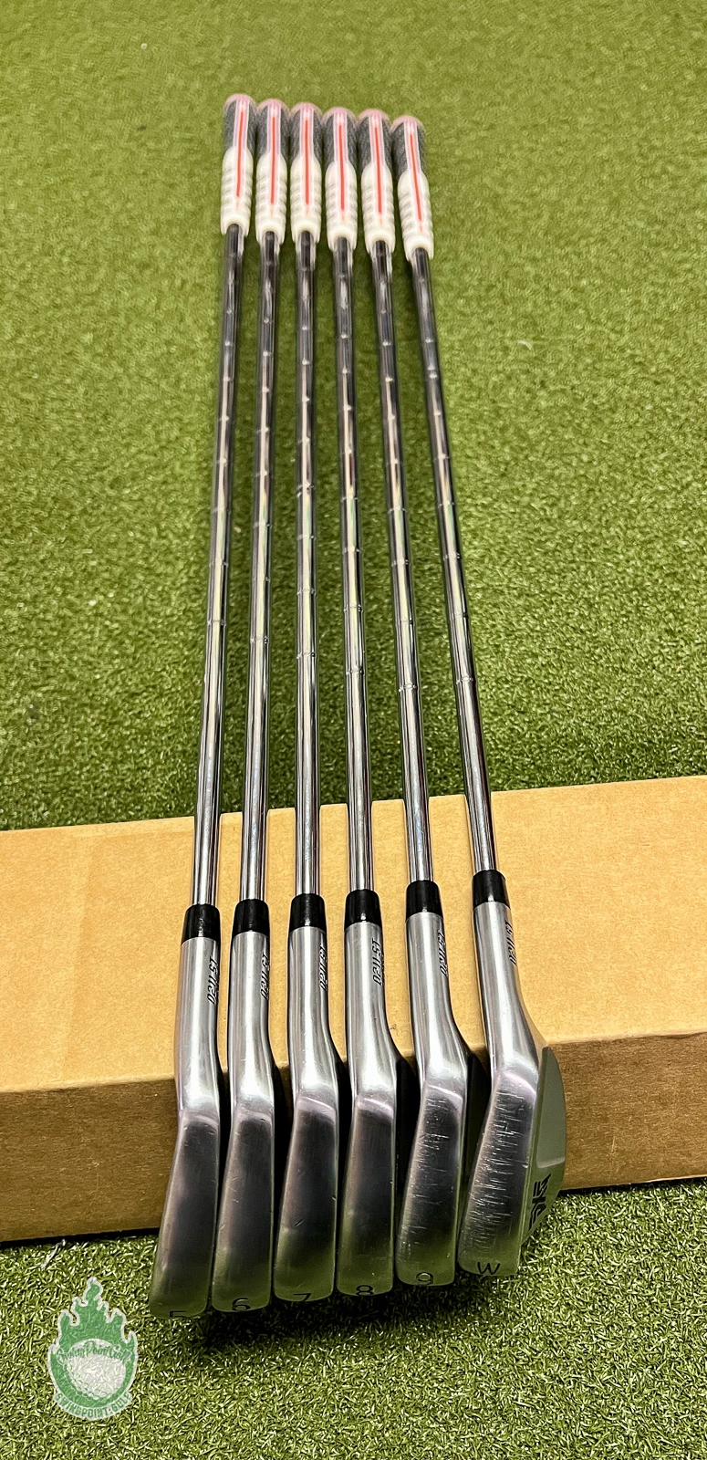 Used RH PXG 0211ST 3X Forged Irons 5-PW KBS Tour 130g X-Stiff Steel Golf Set - Image 11