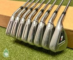 Used RH TaylorMade M6 Irons 4-PW/AW KBS MAX 85g Regular Flex Steel Golf Set