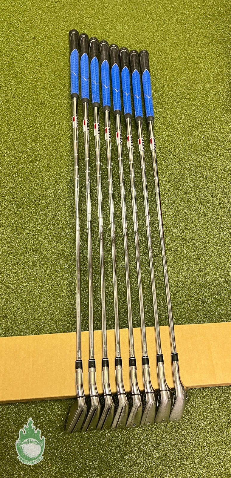 Used RH TaylorMade M6 Irons 4-PW/AW KBS MAX 85g Regular Flex Steel Golf Set - Image 10