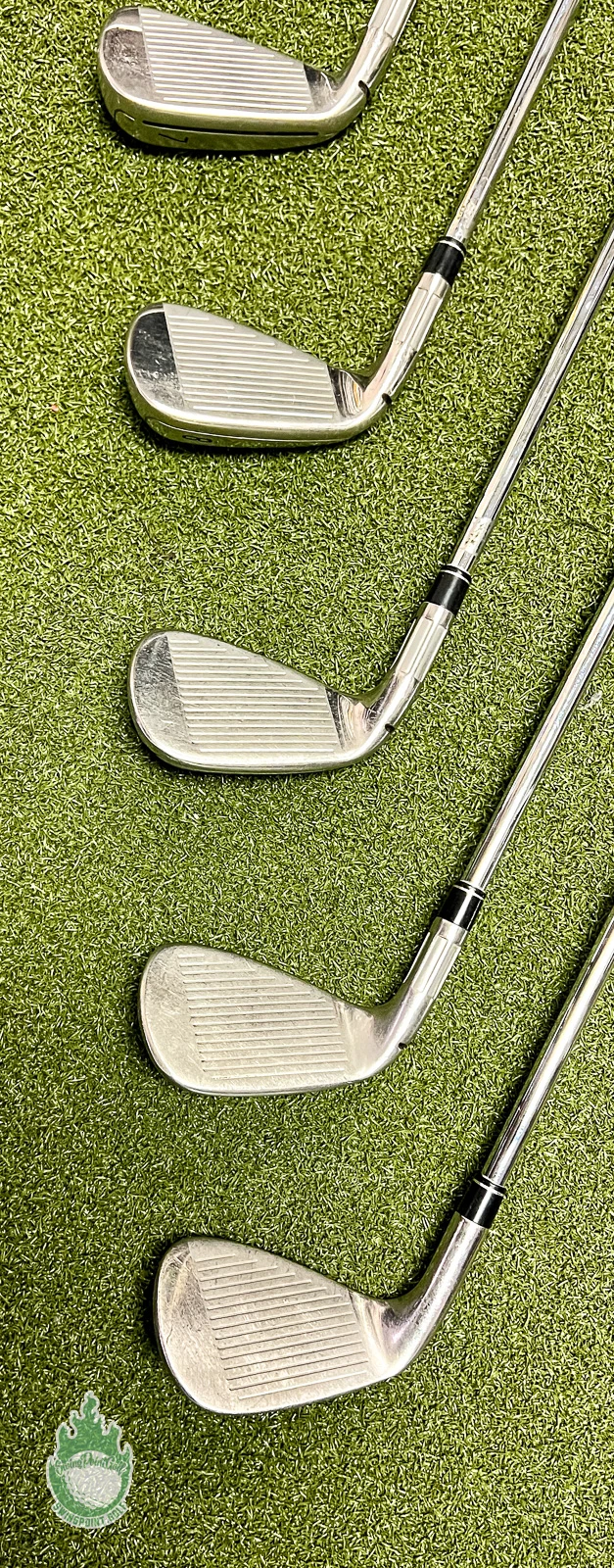 Used RH TaylorMade M6 Irons 4-PW/AW KBS MAX 85g Regular Flex Steel Golf Set - Image 6