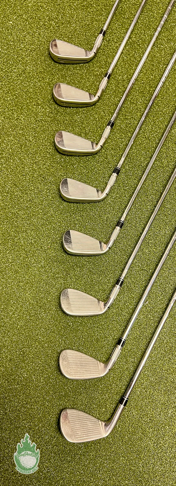 Used RH TaylorMade M6 Irons 4-PW/AW KBS MAX 85g Regular Flex Steel Golf Set - Image 4