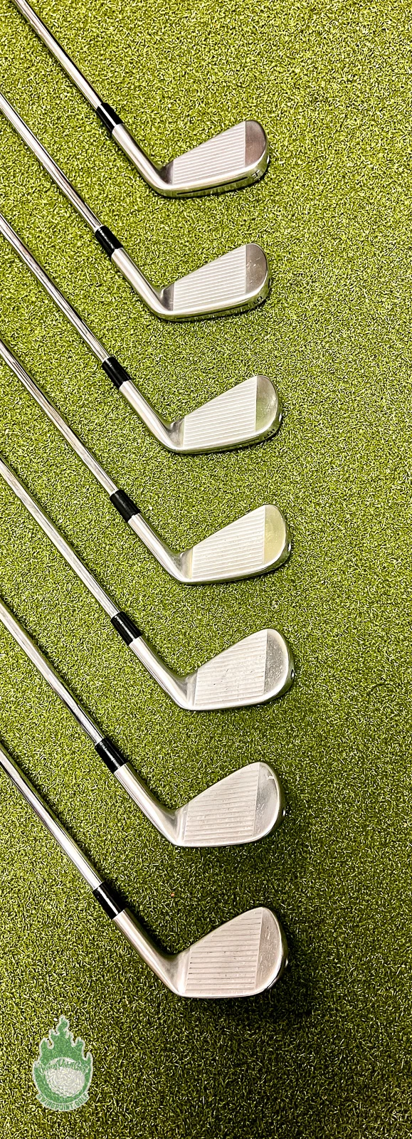 Used LH 2021 TaylorMade P-770 Forged Iron 4-PW OBAN CT-115 Stiff Steel Golf Set - Image 4