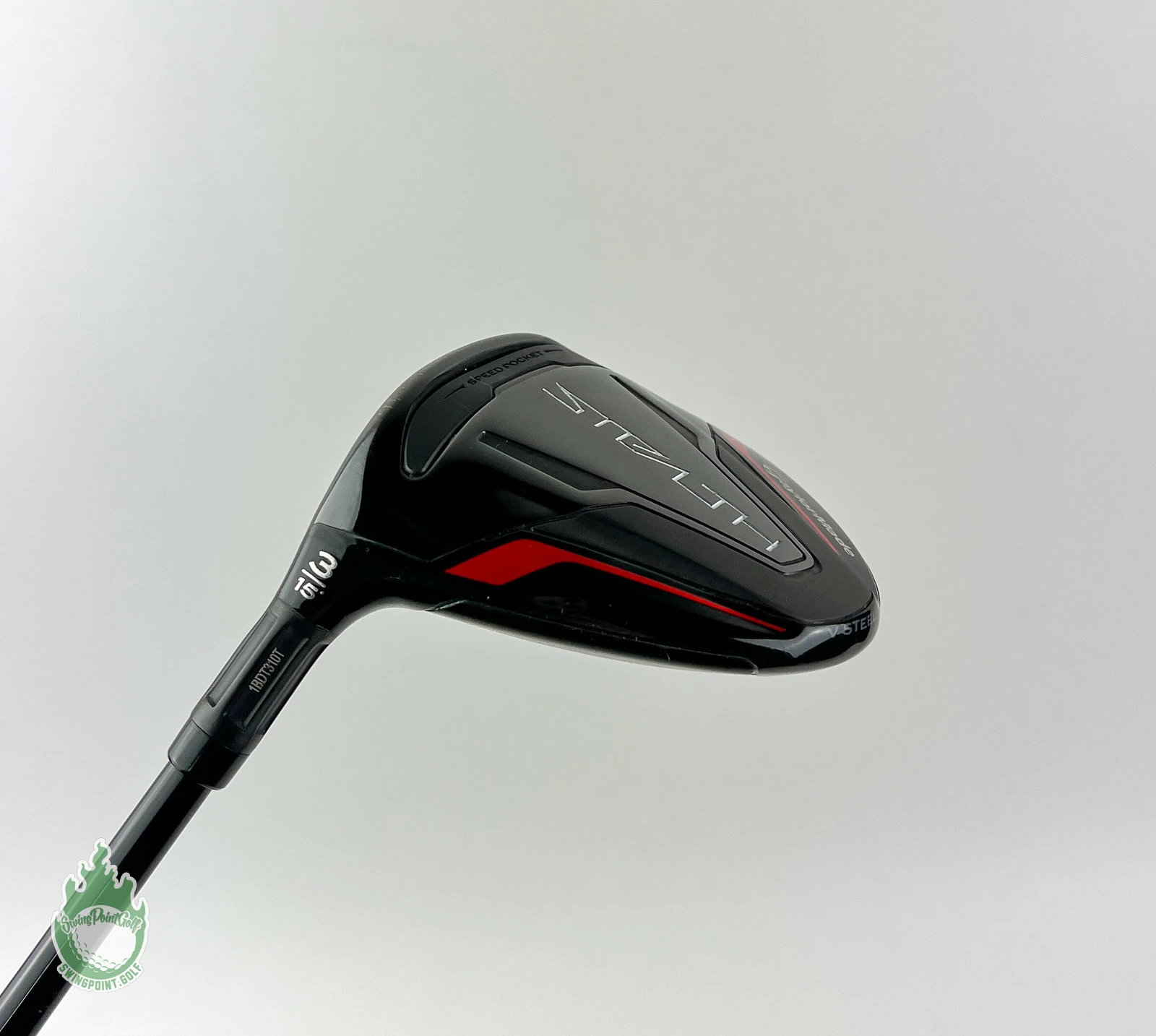 Used LH TaylorMade Stealth Fairway 3 Wood 15* 6-S Stiff Flex Graphite Golf Club