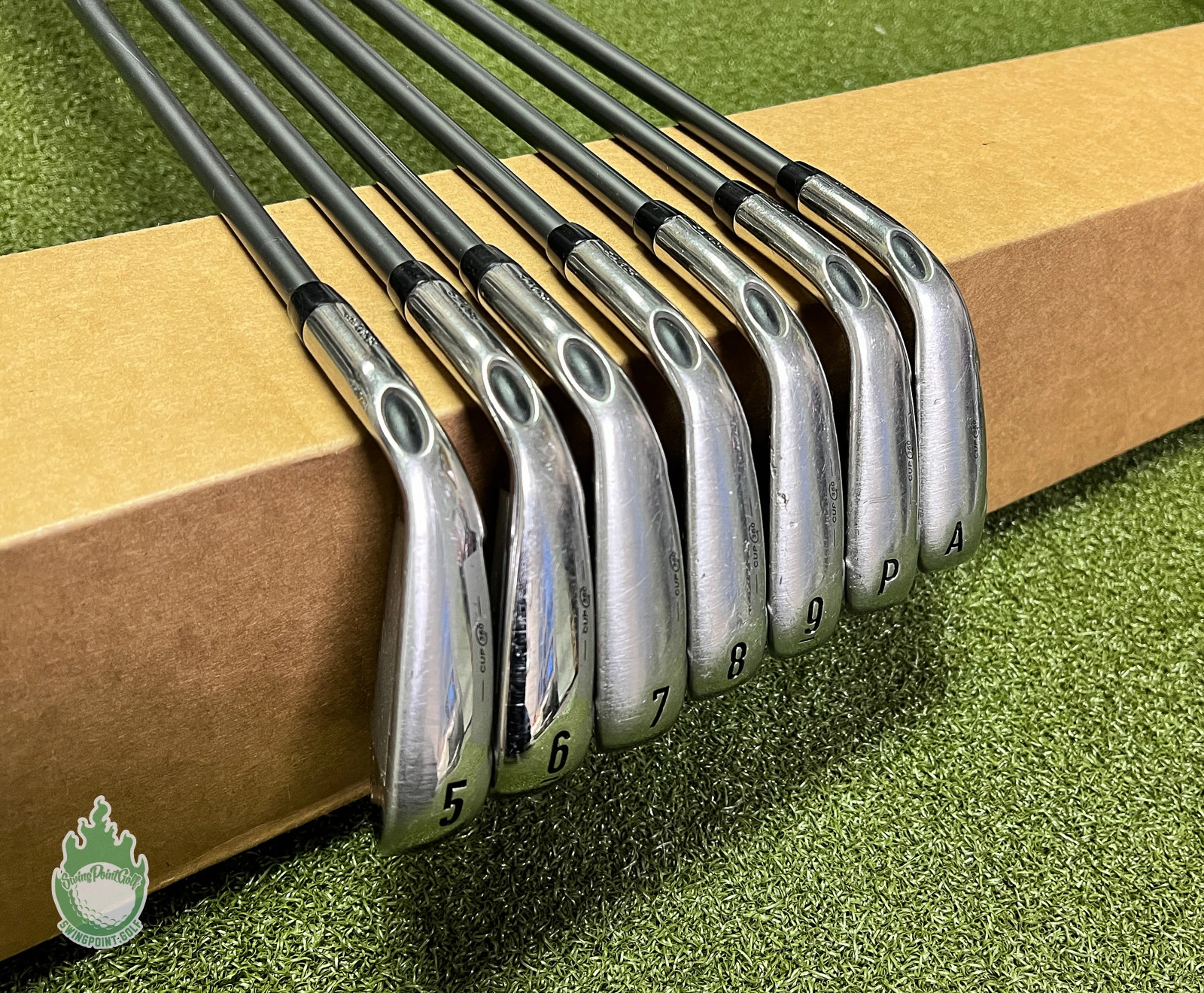 Used Callaway Steelhead XR Irons 5-PW/AW Program 55g Senior Graphite Golf Set - Image 2