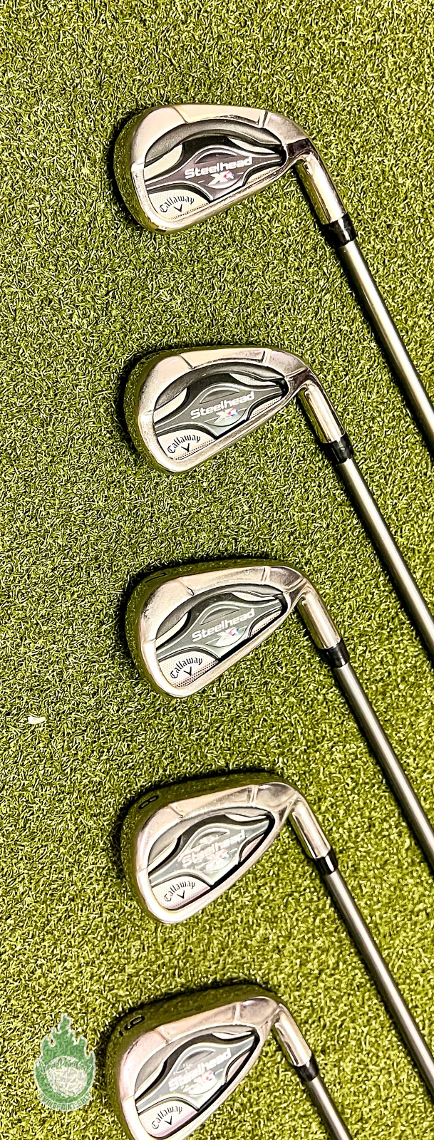 Used Callaway Steelhead XR Irons 5-PW/AW Program 55g Senior Graphite Golf Set - Image 9