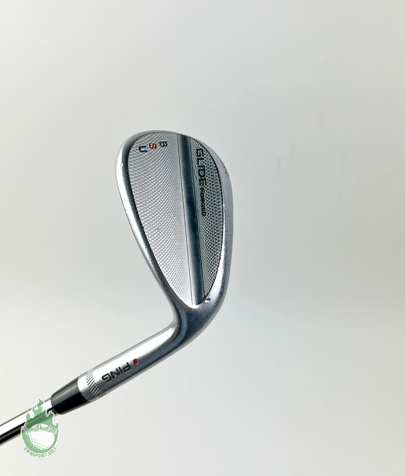Used RH Ping Red Dot Glide Forged Wedge 56*-10 Stiff Flex Steel Golf Club