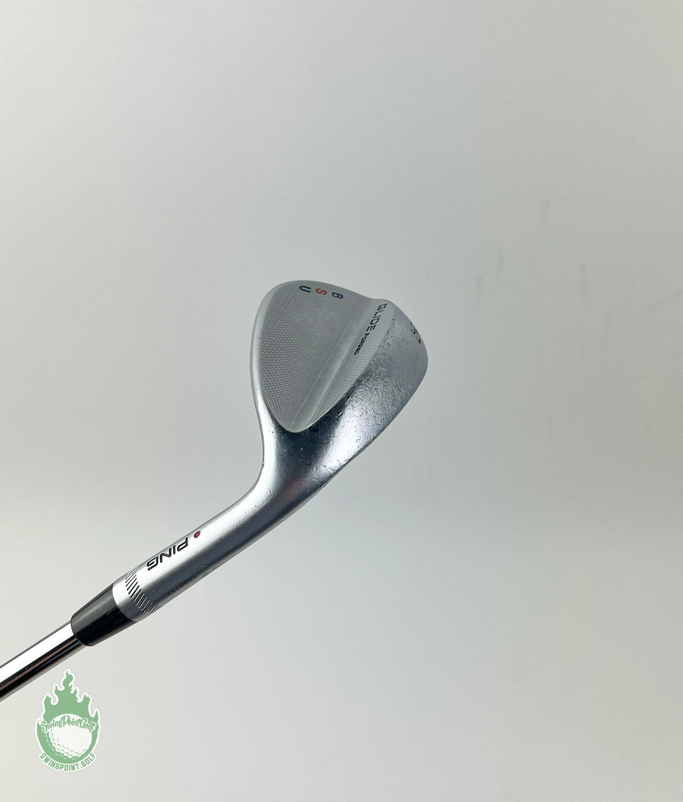 Used RH Ping Red Dot Glide Forged Wedge 56*-10 Stiff Flex Steel Golf Club - Image 10