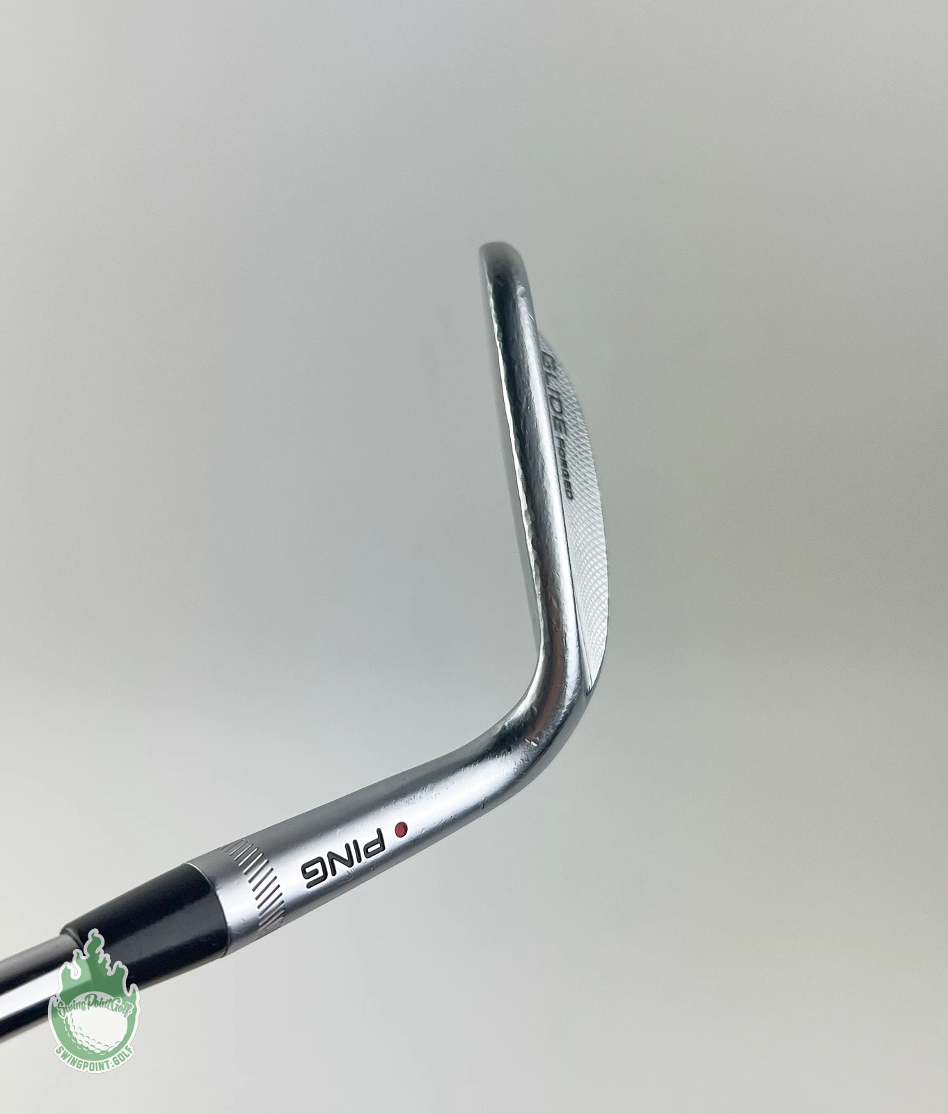 Used RH Ping Red Dot Glide Forged Wedge 56*-10 Stiff Flex Steel Golf Club - Image 5