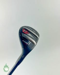 Used RH Cobra King F9 Speedback 3 Hybrid 19* Atmos 7S Stiff Graphite Golf Club