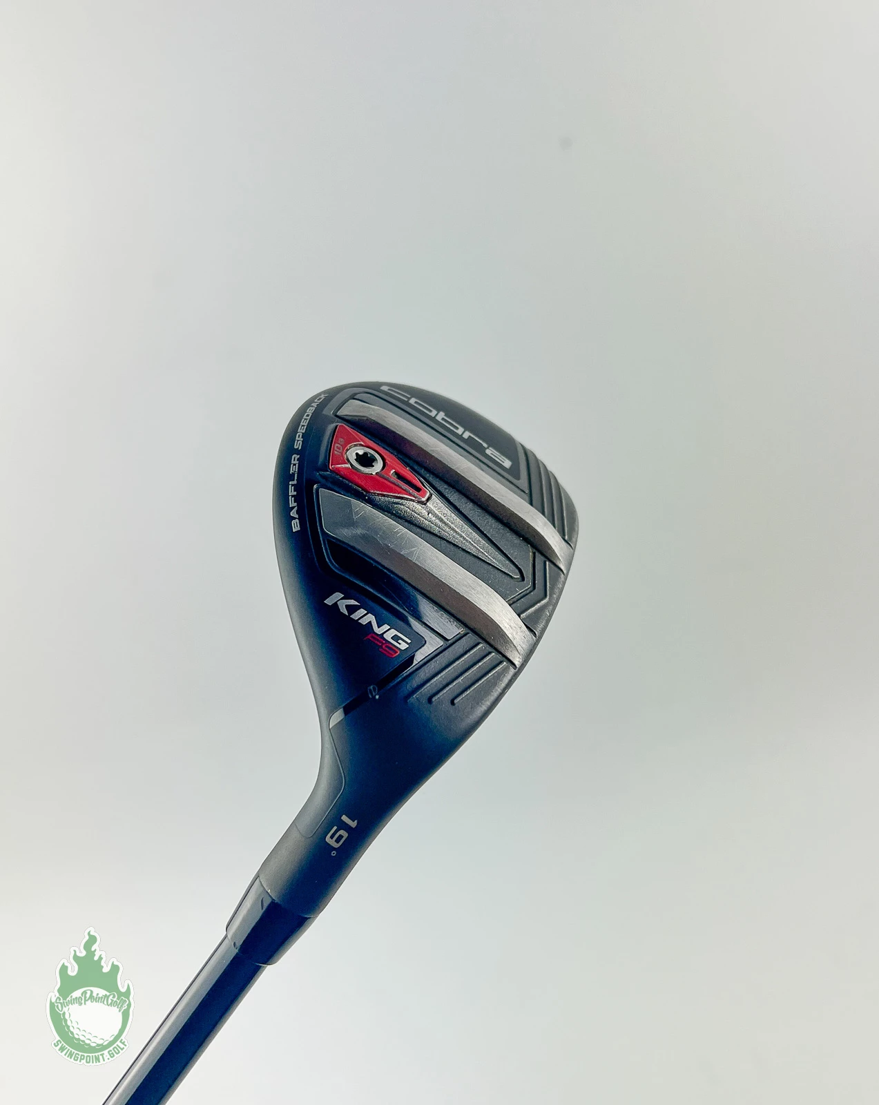 Used RH Cobra King F9 Speedback 3 Hybrid 19* Atmos 7S Stiff Graphite Golf Club