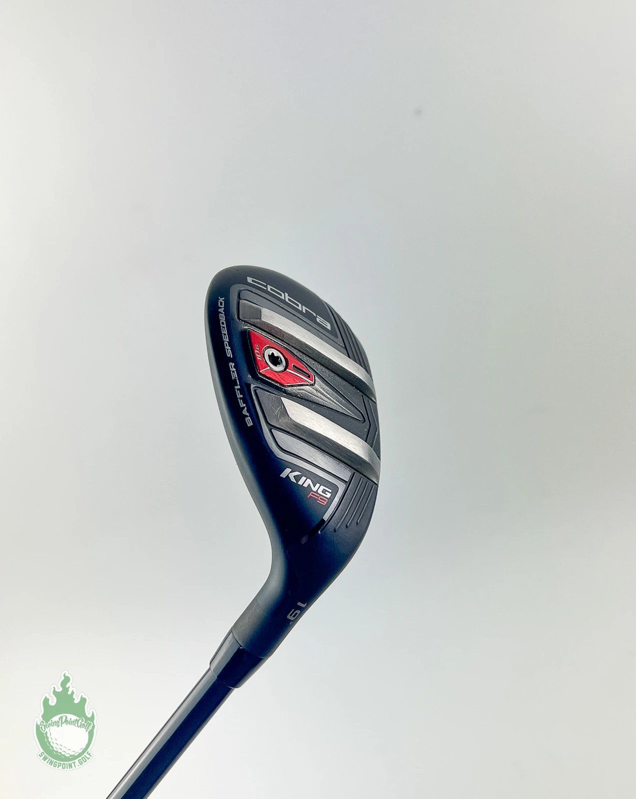 Used RH Cobra King F9 Speedback 3 Hybrid 19* Atmos 7S Stiff Graphite Golf Club - Image 2