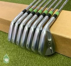 Used RH Callaway APEX MB Forged Irons 4-PW KBS 110g Stiff Flex Steel Golf Set