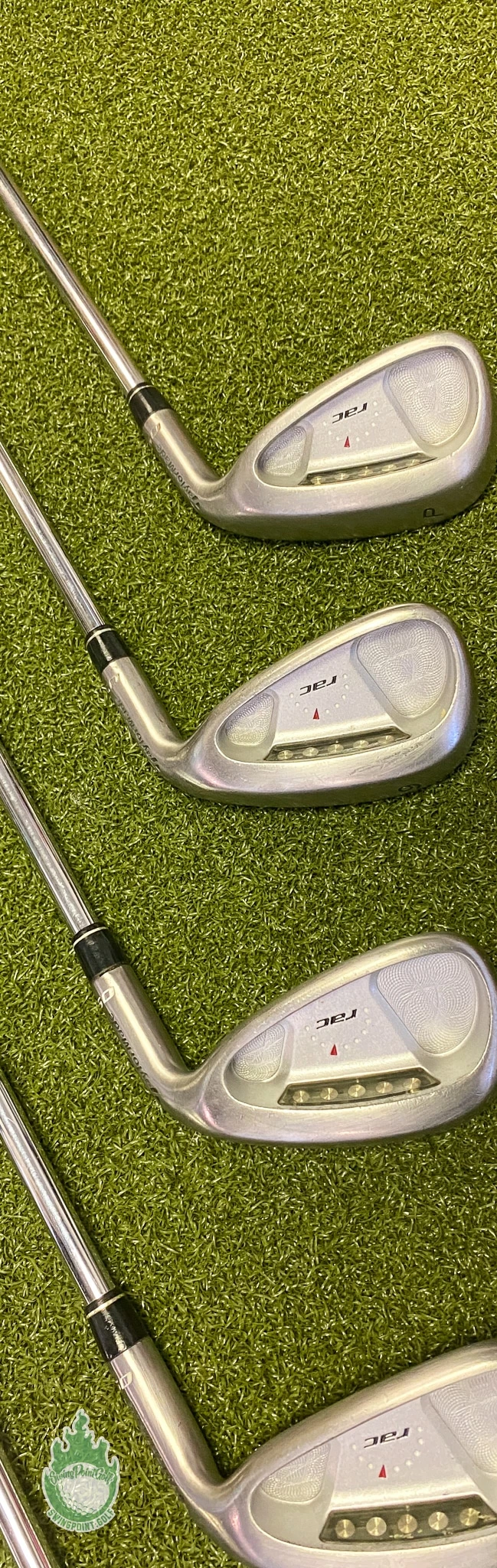 Used RH TaylorMade RAC OS Irons 4-PW 95g Regular Flex Steel Golf Club Set - Image 8