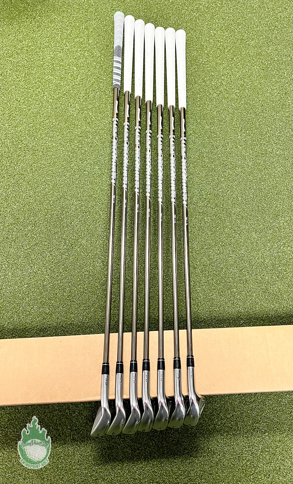 Used Callaway EPIC CF17 Irons 5-PW/AW Recoil ES 780 F4 Stiff Graphite Golf Set - Image 4