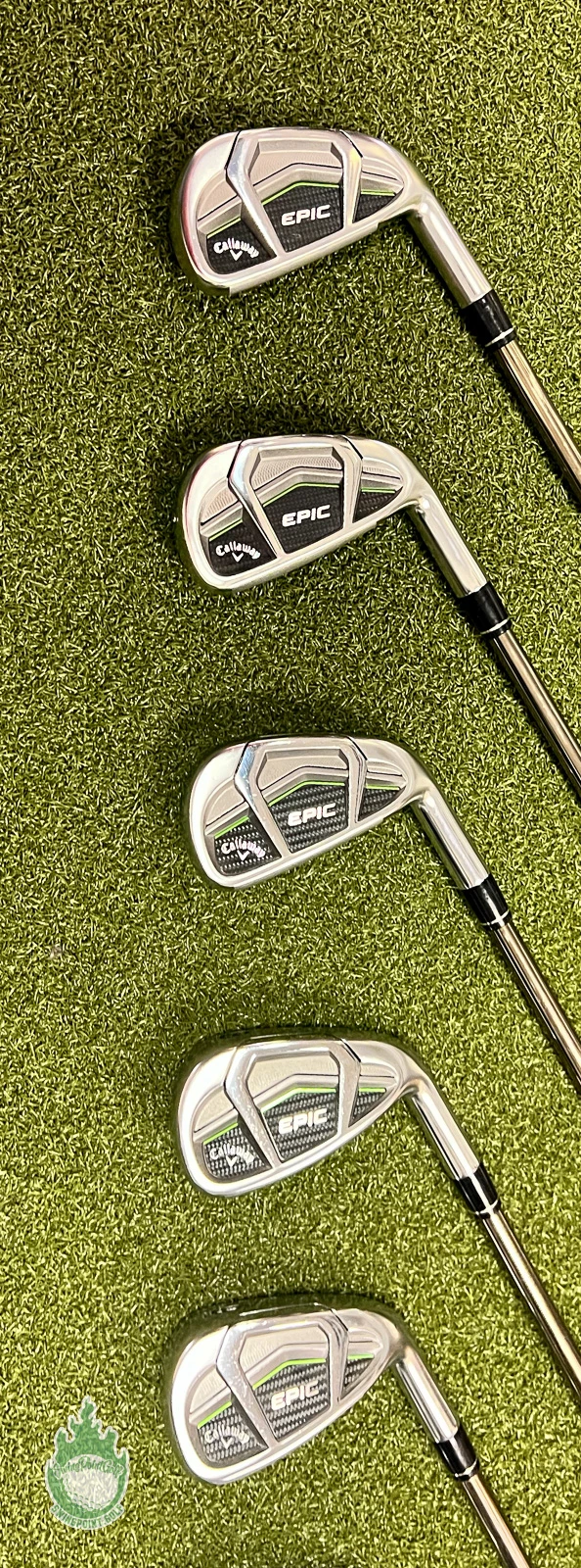 Used Callaway EPIC CF17 Irons 5-PW/AW Recoil ES 780 F4 Stiff Graphite Golf Set - Image 5