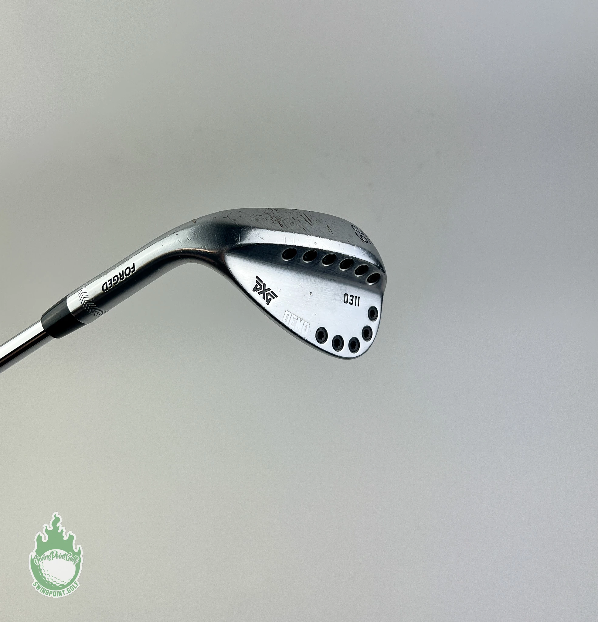 Used LH PXG 0311 Forged Wedge 60*-12 KBS 110g Regular Flex Steel Demo Golf Club - Image 2