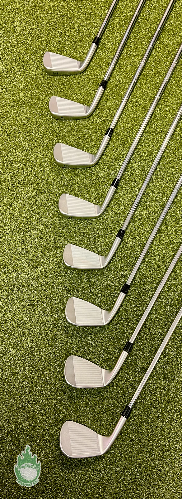 Used RH Ping Green Dot Blueprint Forged Irons 3-PW X100 X-Stiff Steel Golf Set - Image 4