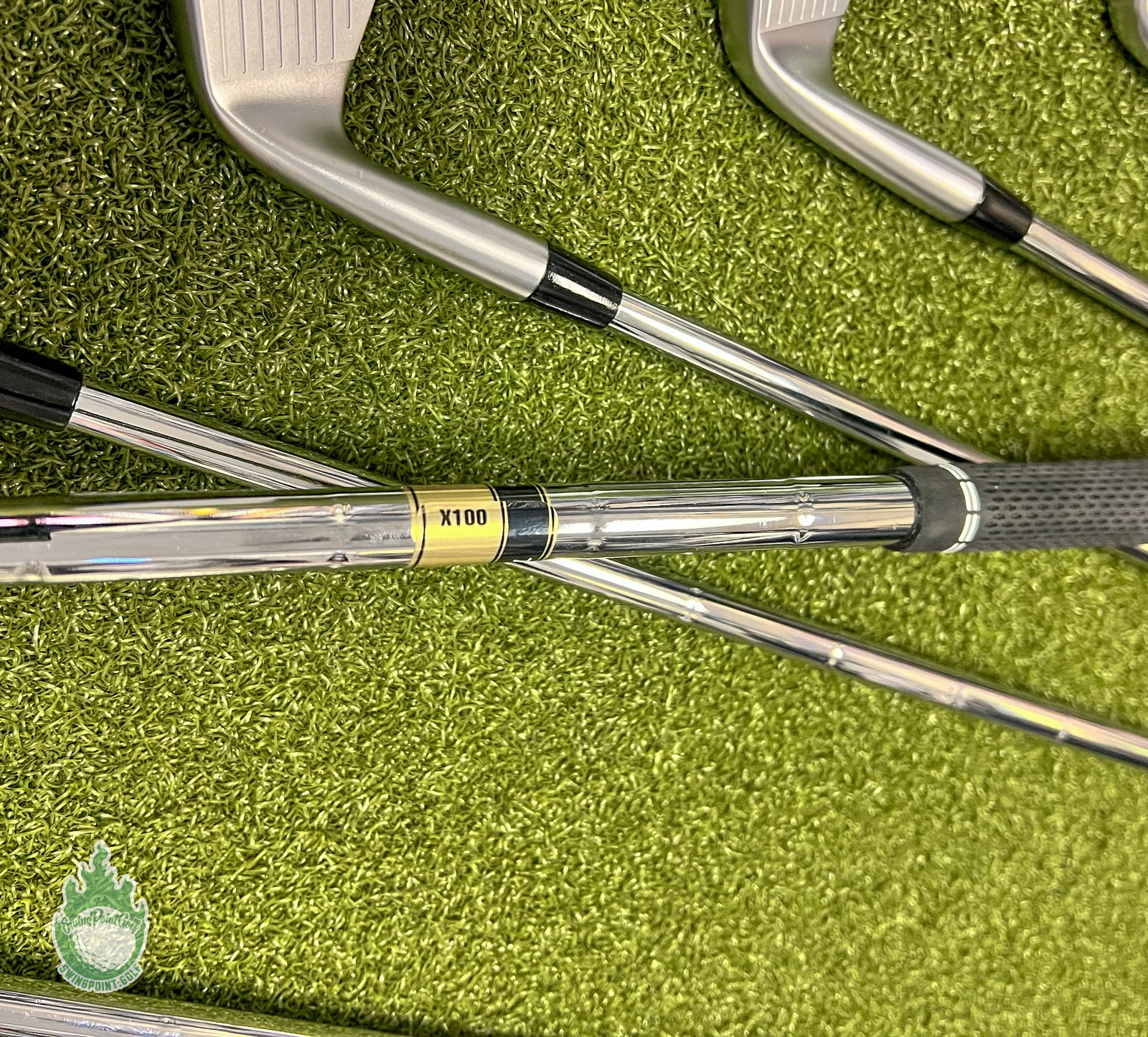 Used RH Ping Green Dot Blueprint Forged Irons 3-PW X100 X-Stiff Steel Golf Set - Image 3