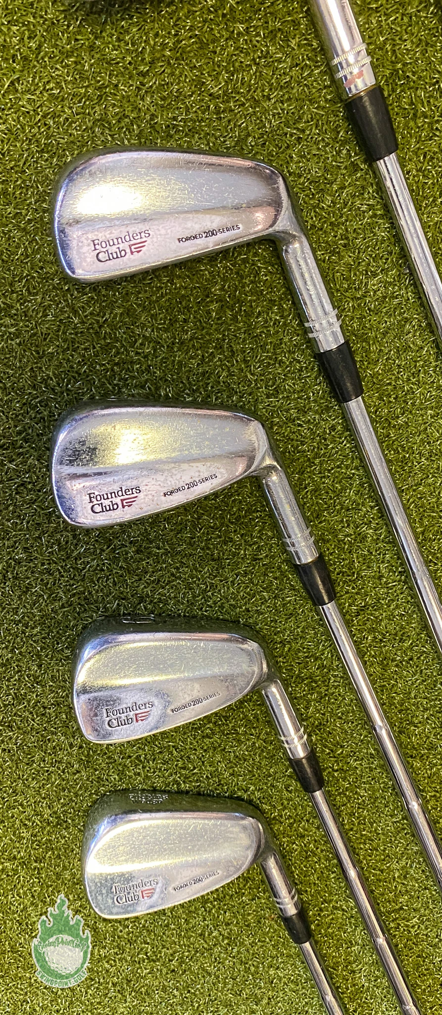 Used RH Founders Club Forged 200 Series Irons 2-PW 6.5 X-Stiff Steel Golf Set - Image 7