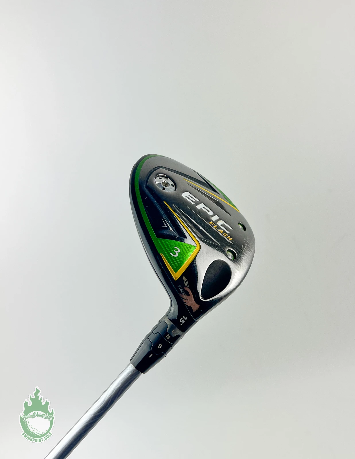 Used Callaway Epic Flash Fairway 3 Wood 15* 5.5 65g Regular Graphite Golf CP2