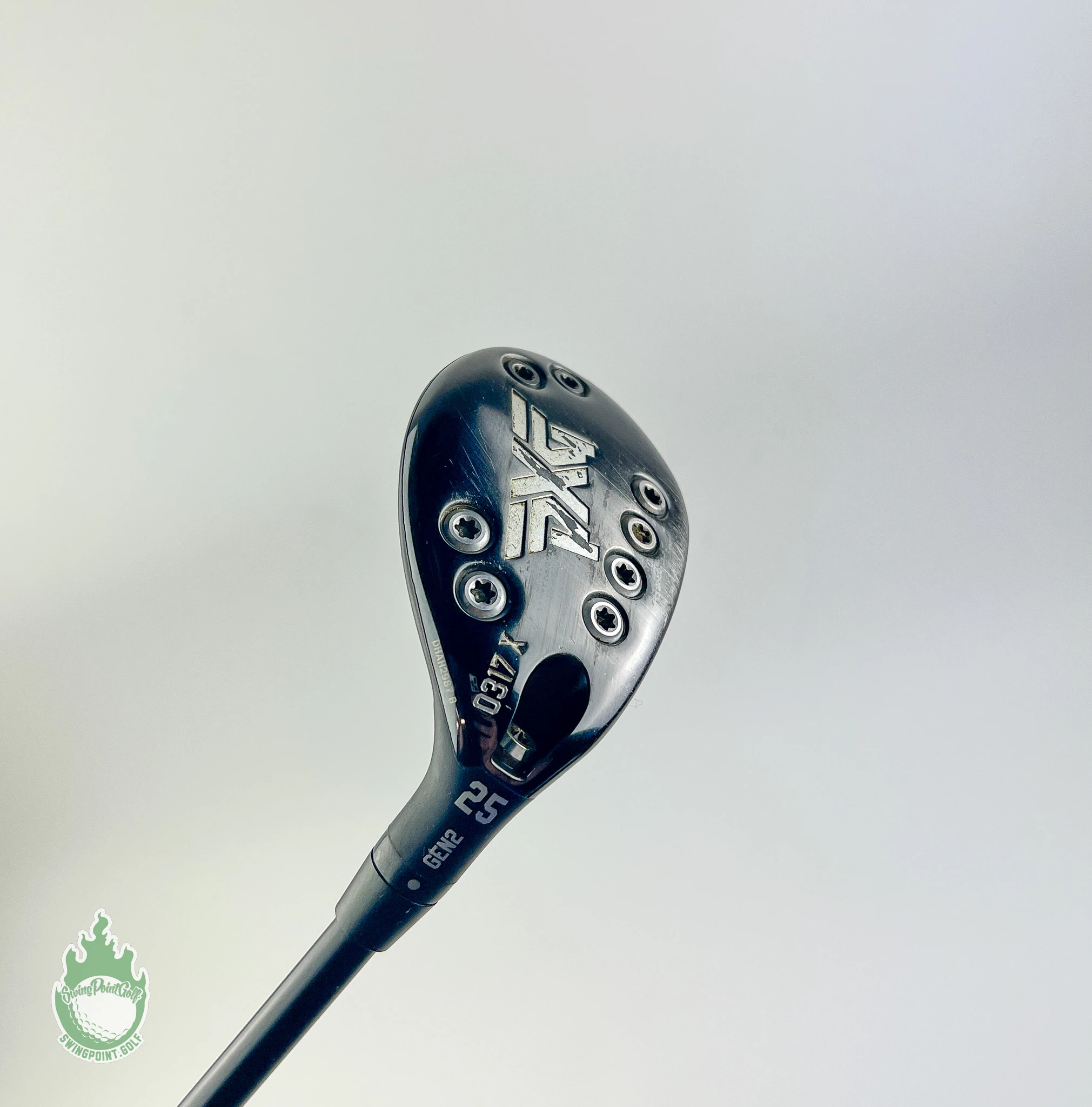 Used PXG 0317X Gen 2 5 Hybrid 25* KBS TGI 70g Regular Flex Graphite Golf Club