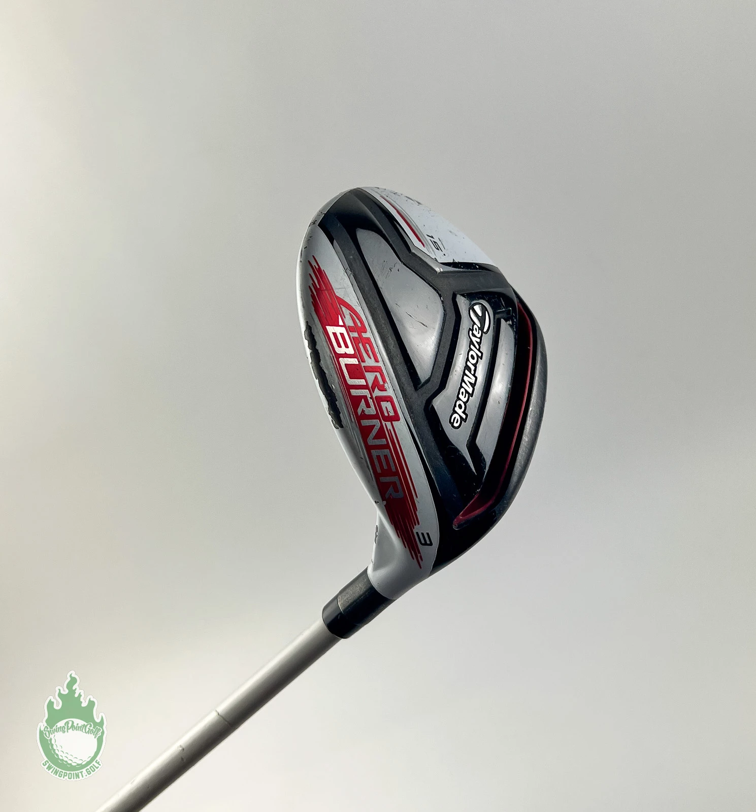 Used TaylorMade AeroBurner Fairway 3 Wood 15* Regular Flex Graphite Golf Club - Image 2
