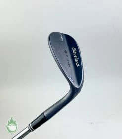 Used RH Cleveland RTX-3 V-MG Black Satin Wedge 60*-09 Wedge Flex Steel Golf