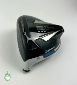 Used Left Handed TaylorMade SIM MAX Driver 9* HEAD ONLY Golf Club