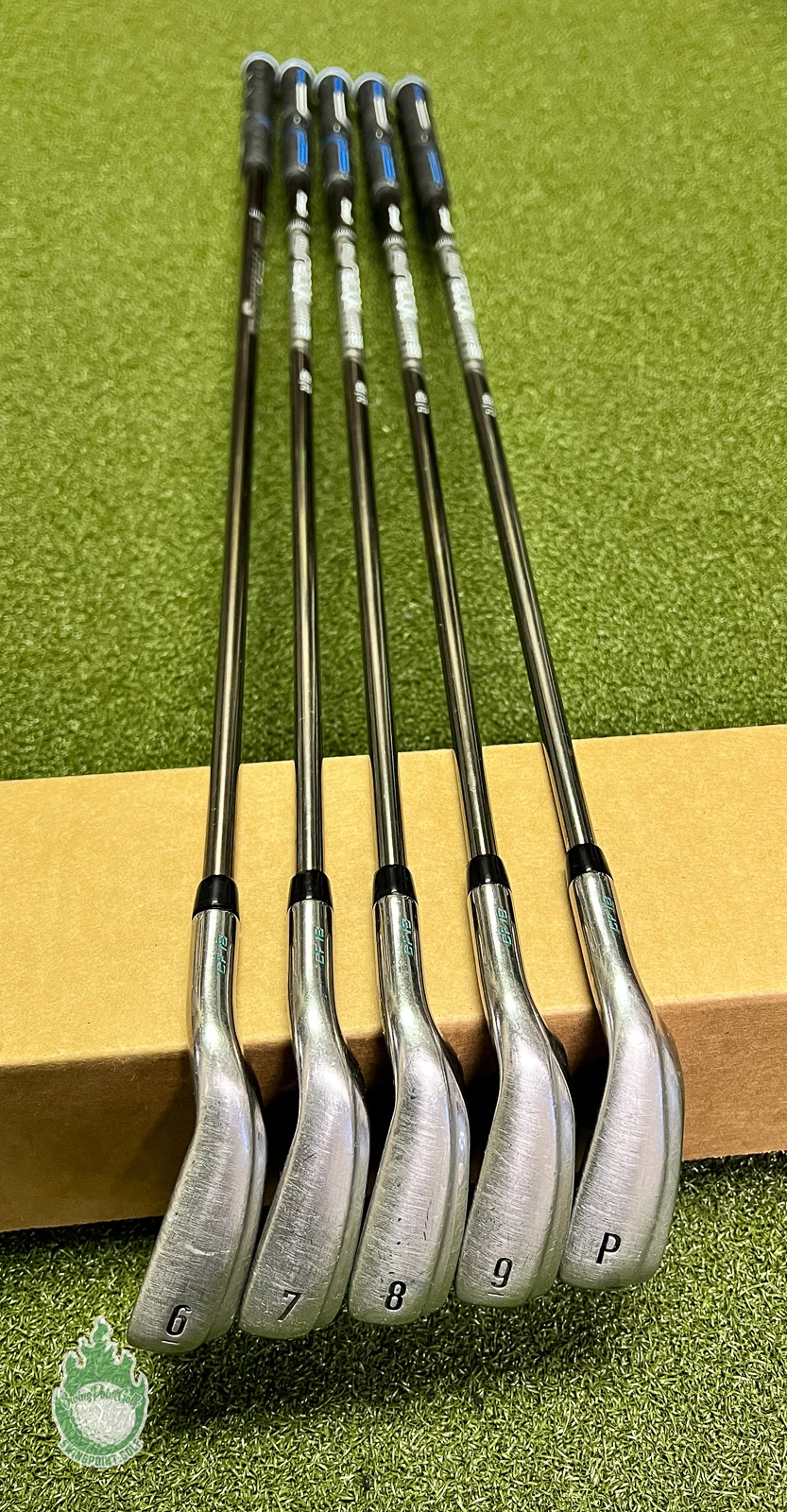Used Callaway Rogue X Irons 6-PW Recoil F2 Senior Flex Graphite Golf Club Set - Image 11