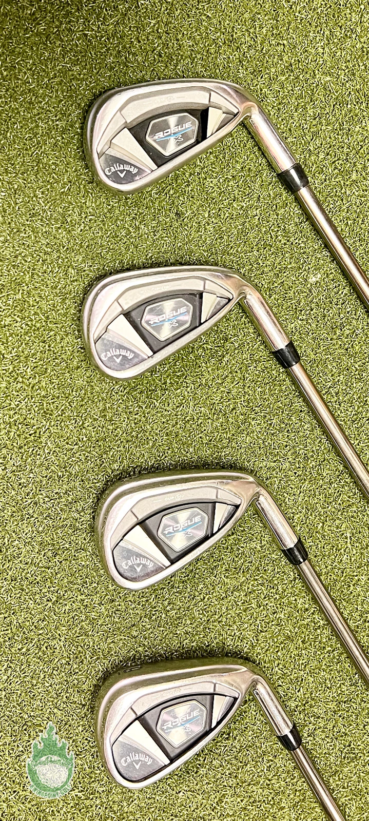 Used Callaway Rogue X Irons 6-PW Recoil F2 Senior Flex Graphite Golf Club Set - Image 9