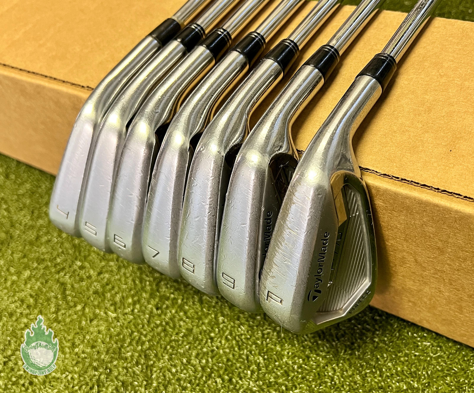 Used TaylorMade P-770 Forged Irons 4-PW Project X LZ 6.0 Stiff Steel Golf Club