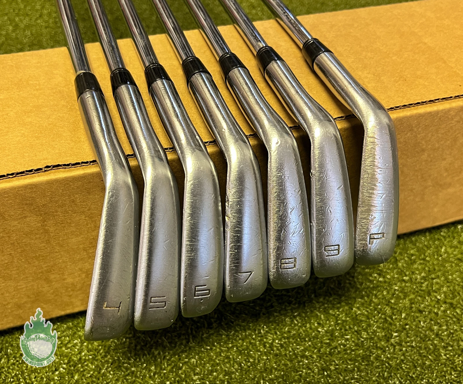 Used TaylorMade P-770 Forged Irons 4-PW Project X LZ 6.0 Stiff Steel Golf Club - Image 2