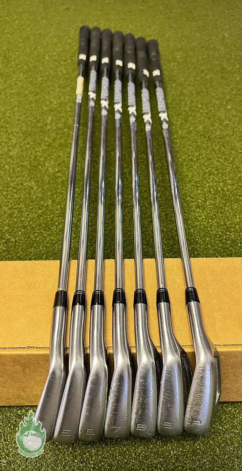 Used TaylorMade P-770 Forged Irons 4-PW Project X LZ 6.0 Stiff Steel Golf Club - Image 11