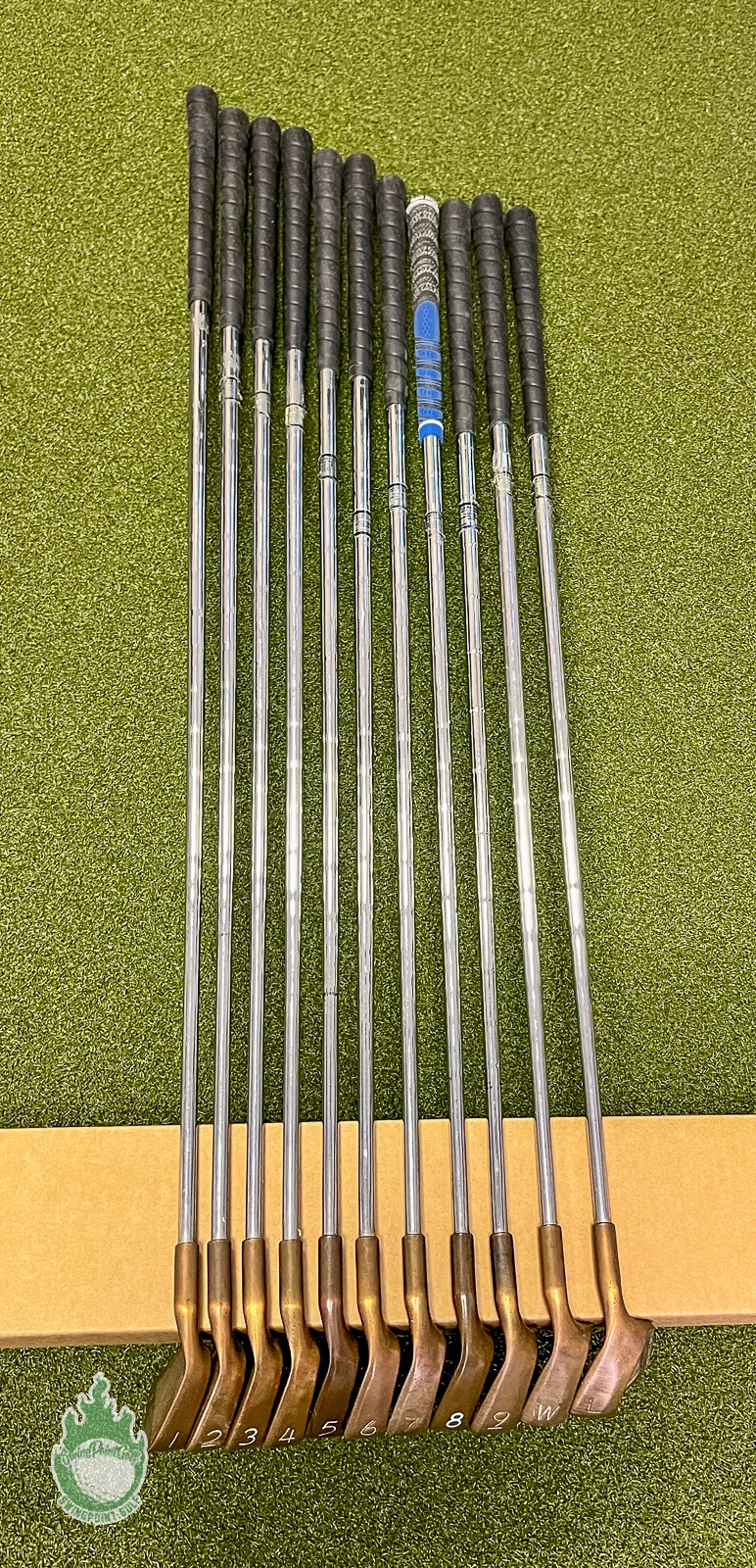 Used Ping Black Dot Eye 2 Beryllium Copper Irons 1-PW/LW Stiff Steel Golf Set - Image 10