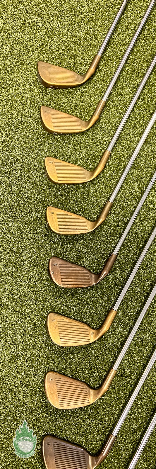 Used Ping Black Dot Eye 2 Beryllium Copper Irons 1-PW/LW Stiff Steel Golf Set - Image 5