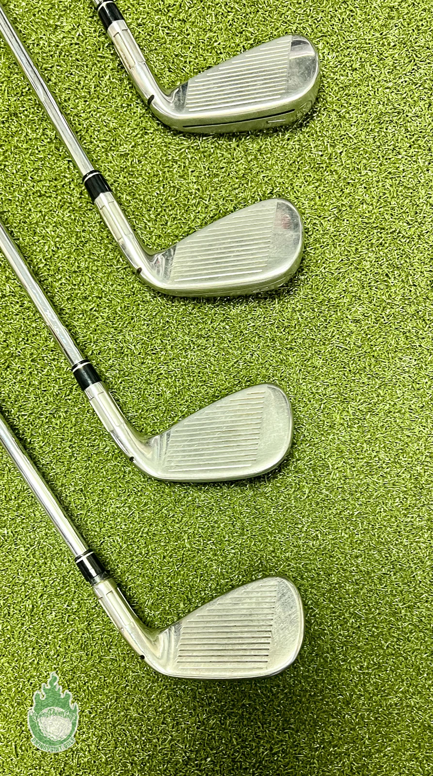 Used Left Handed TaylorMade M6 Irons 5-PW KBS MAX 85g Stiff Flex Steel Golf Set - Image 8