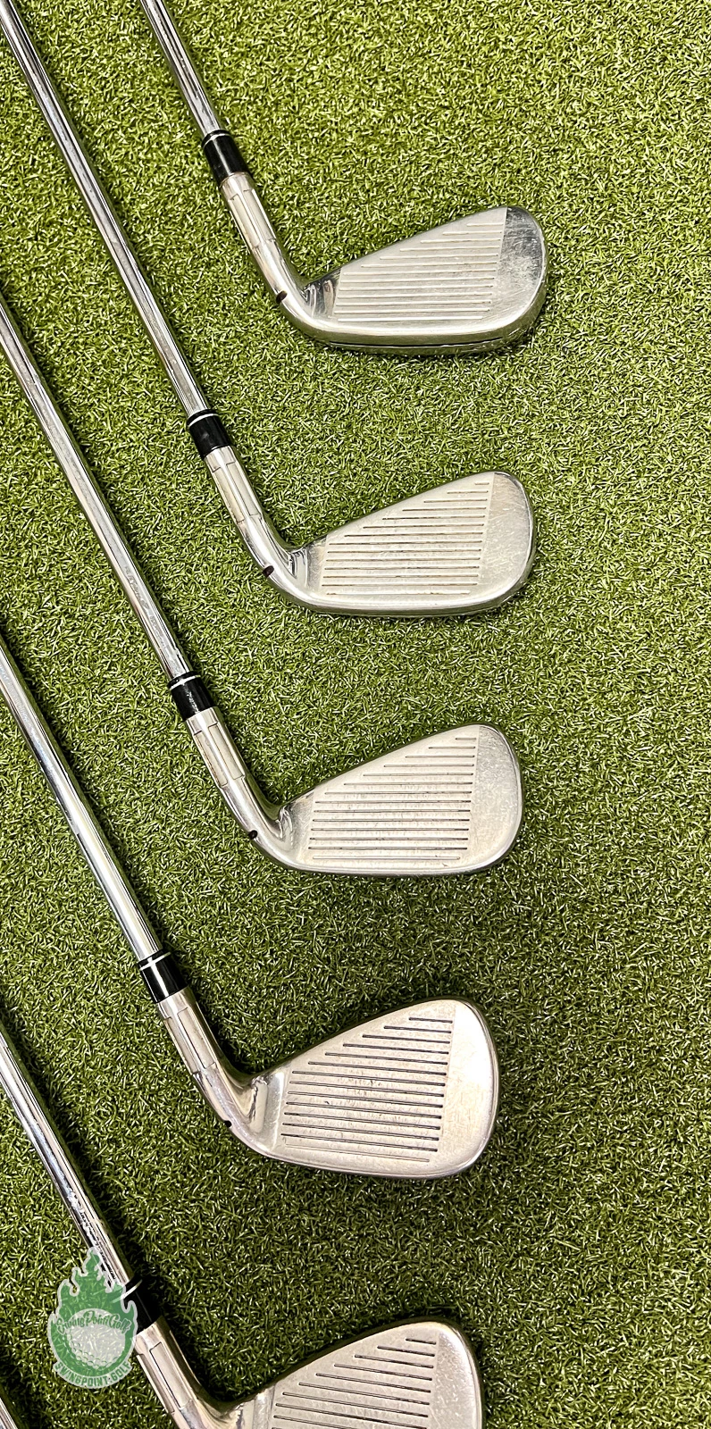 Used Left Handed TaylorMade M6 Irons 5-PW KBS MAX 85g Stiff Flex Steel Golf Set - Image 9