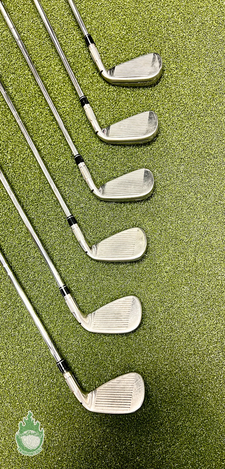 Used Left Handed TaylorMade M6 Irons 5-PW KBS MAX 85g Stiff Flex Steel Golf Set - Image 10