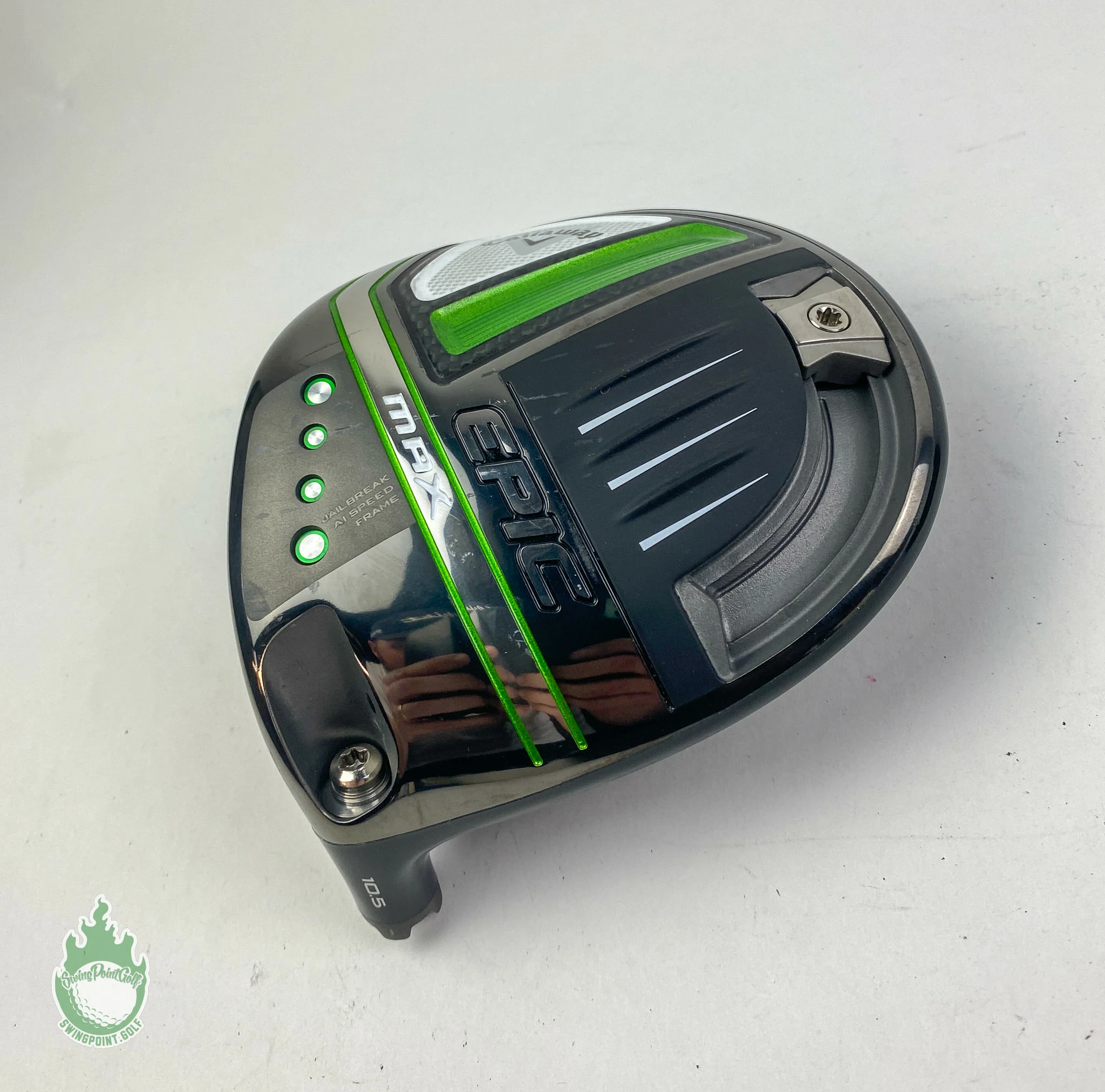 Used Left Handed 2021 Callaway EPIC Max Driver 10.5* Head Only Golf Club - Image 12
