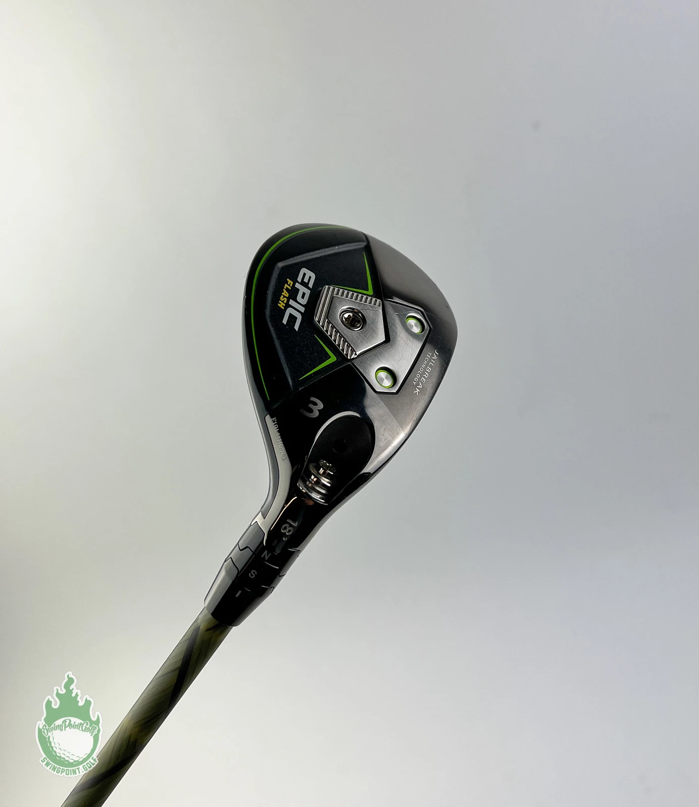 Used Callaway Epic Flash 3 Hybrid 18* Paderson 80g Regular Graphite Golf Club