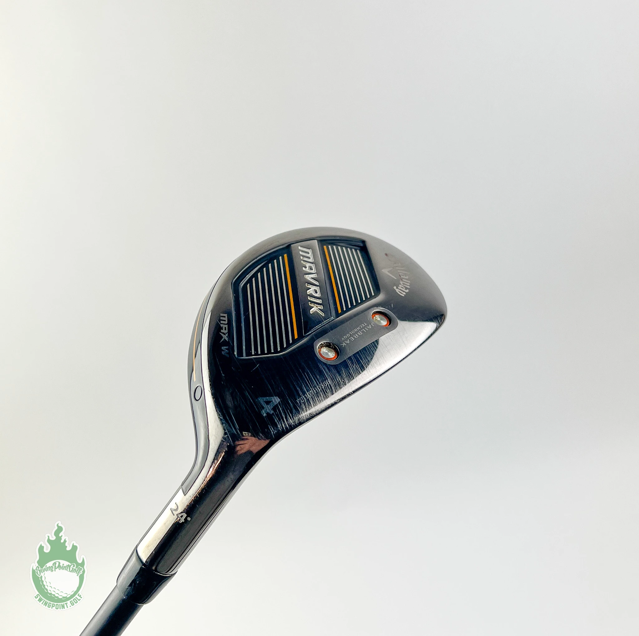 Used RH Callaway Mavrik Max W 4 Hybrid 24* Helium 50g Ladies Graphite Golf Club
