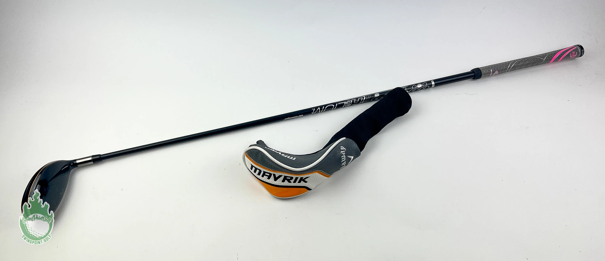 Used RH Callaway Mavrik Max W 4 Hybrid 24* Helium 50g Ladies Graphite Golf Club - Image 3