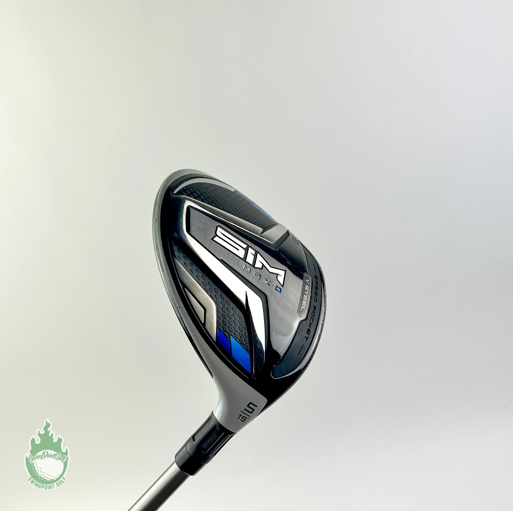 Used RH TaylorMade Sim Max D Fairway 5 Wood 19* Senior Graphite Golf Club - Image 2
