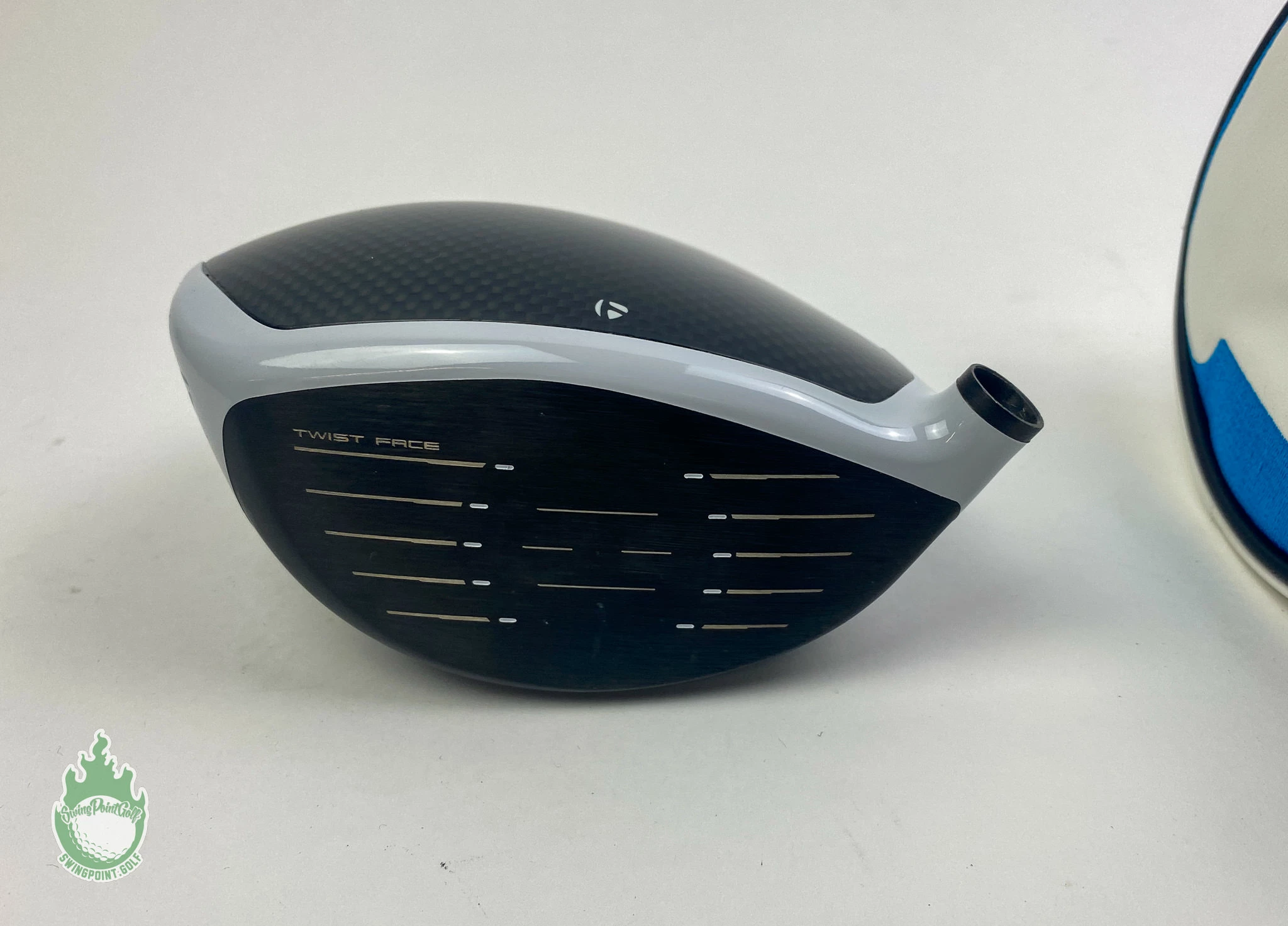 Tour Issued RH 2021 TaylorMade SIM 2 MAX Driver 8* HEAD ONLY Golf Club + Sign - Image 6