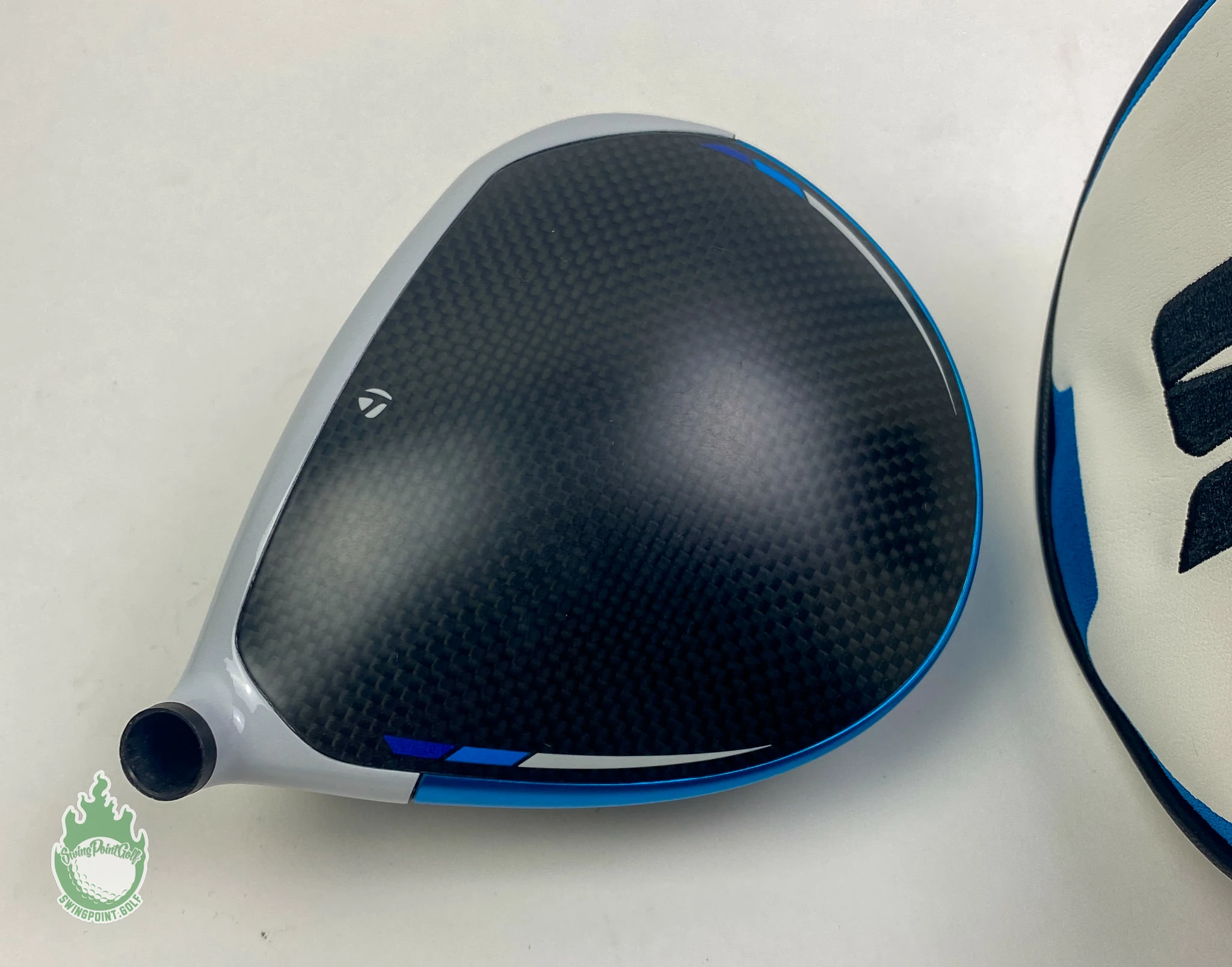 Tour Issued RH 2021 TaylorMade SIM 2 MAX Driver 8* HEAD ONLY Golf Club + Sign - Image 7