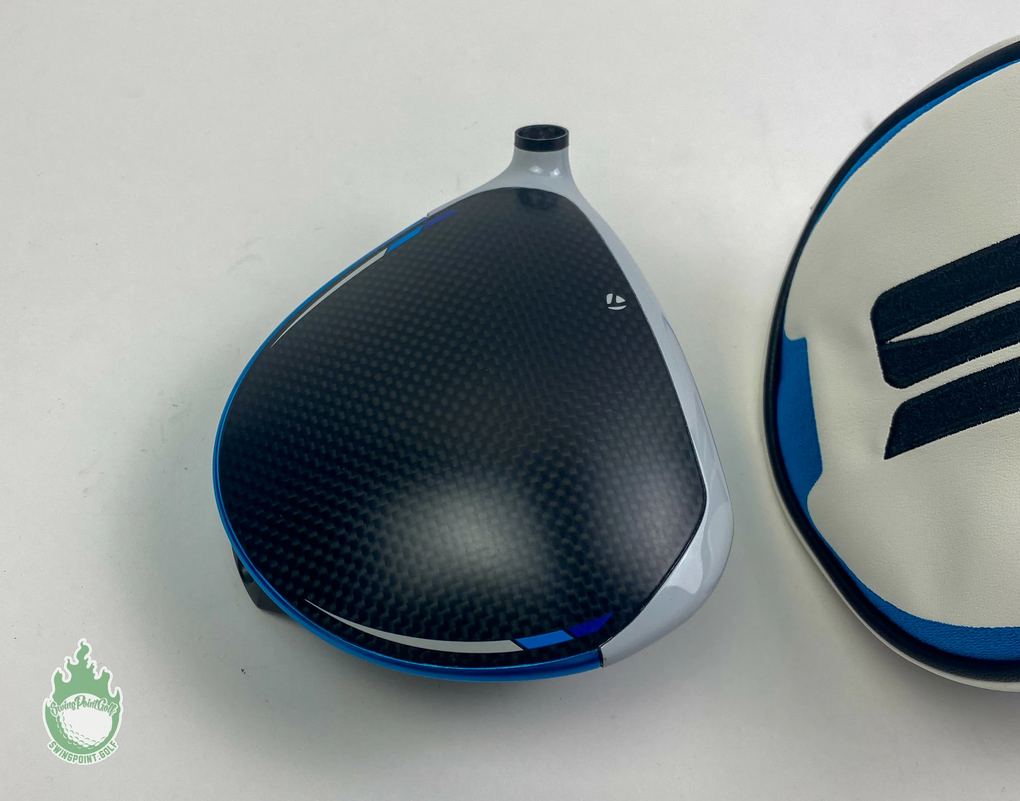 Tour Issued RH 2021 TaylorMade SIM 2 MAX Driver 8* HEAD ONLY Golf Club + Sign - Image 9