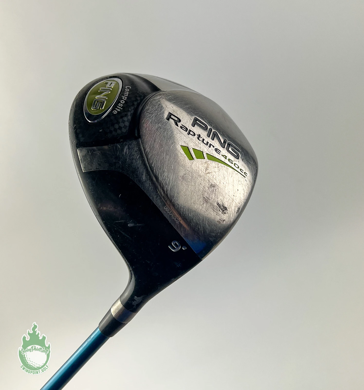 Used Right Hand Ping Rapture 460cc Driver 9* 65g Stiff Flex Graphite Golf Club