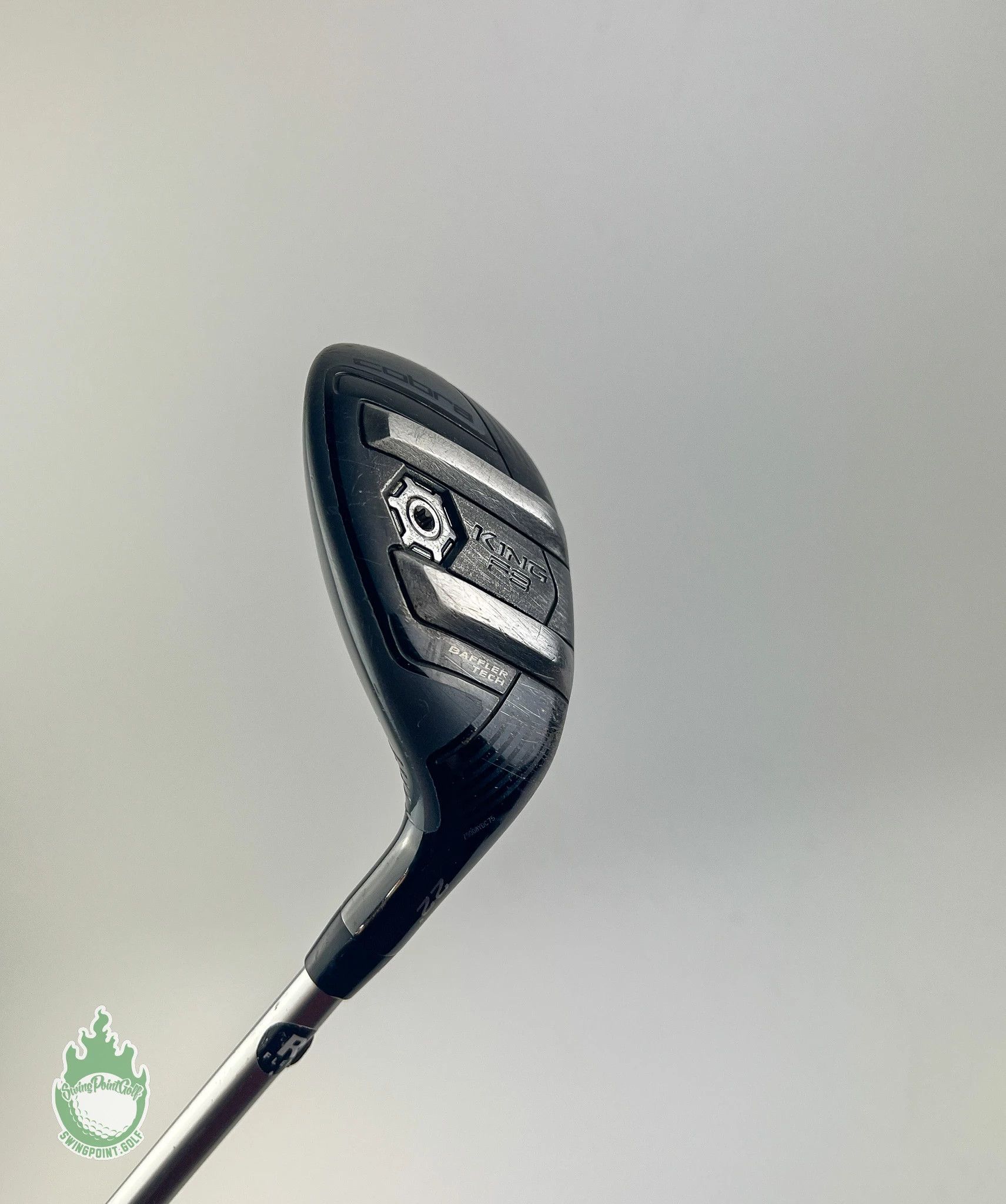 Used Cobra KING F8 Black 4 Hybrid 22* Rogue Pro 75g Regular Graphite Golf Club - Image 2